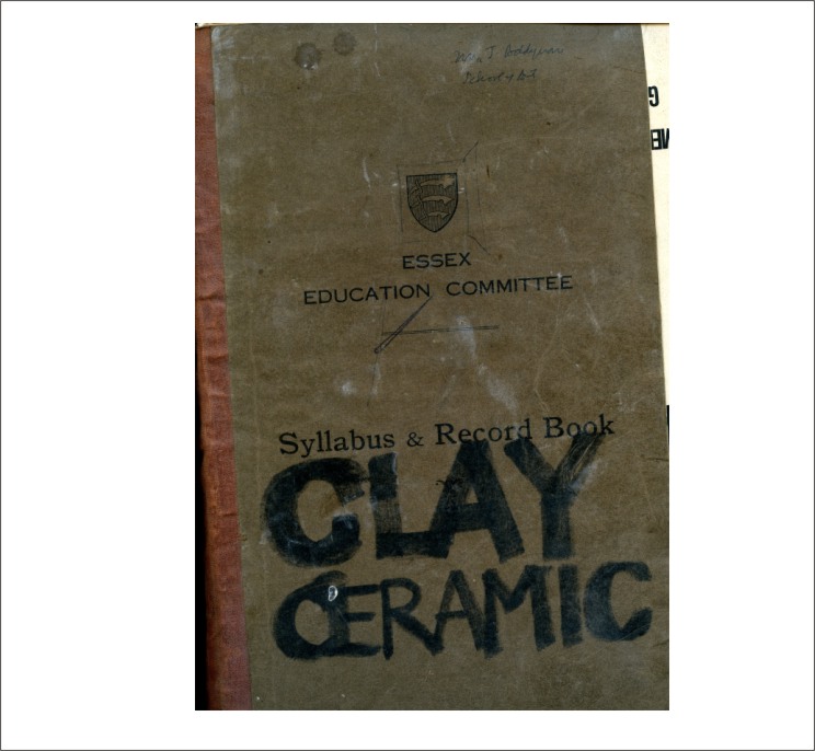 Ceramics sketch book 1961 John Addyman